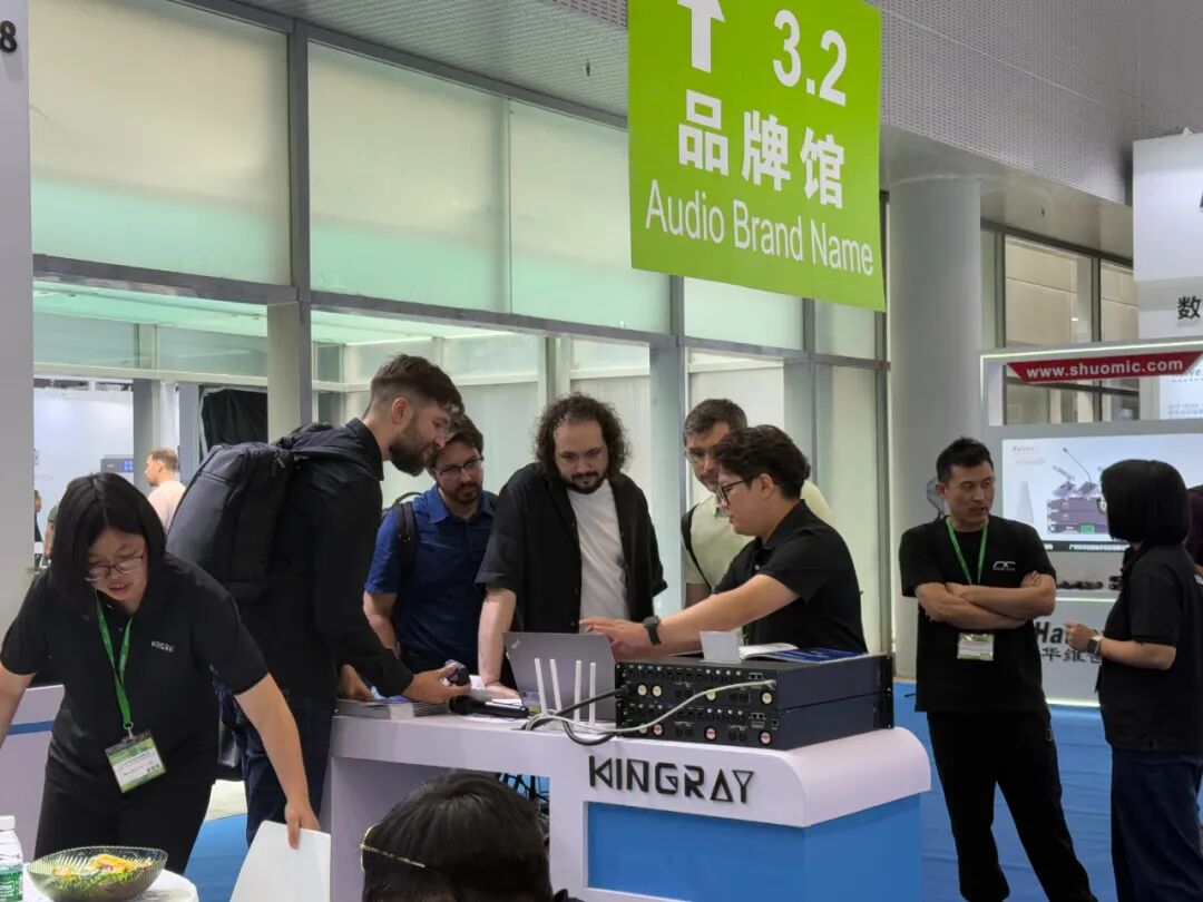 2025年广州国际音响展晶锐展位首日盛况